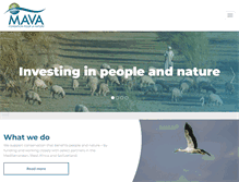Tablet Screenshot of mava-foundation.org